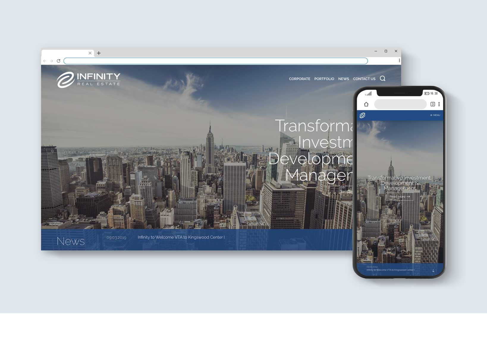 WordPress and Shopify responsive website showcase built by imajery